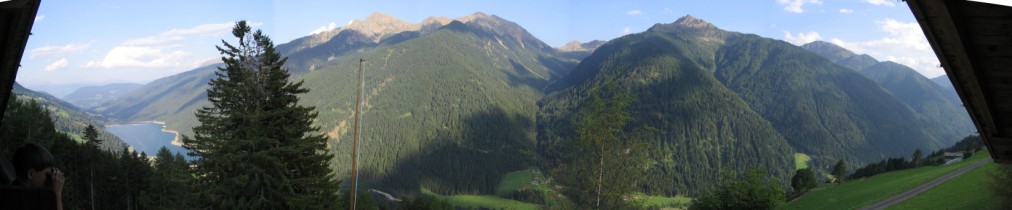180 Grad Aussicht von den Balkonen der Ferienwohnungen